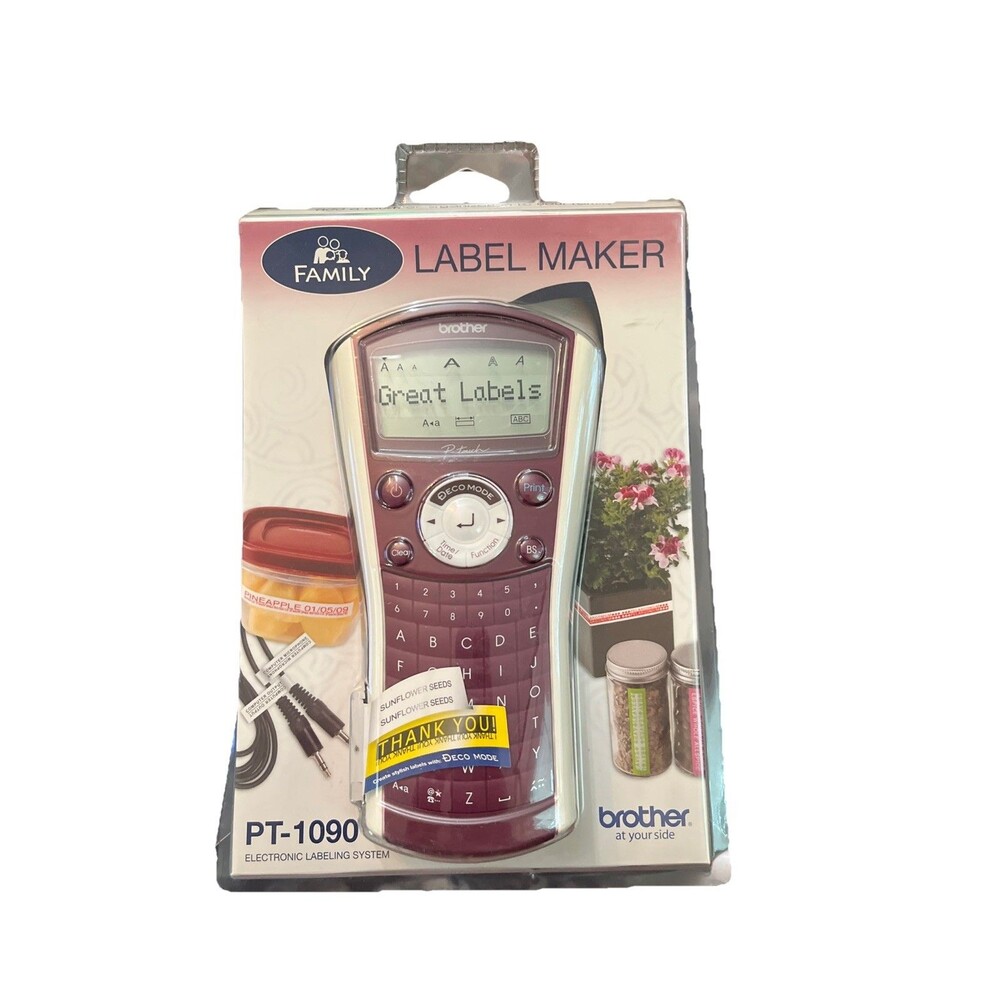 Brother Labeler Printer Maker PT-1090 Electronic P-Touch Sealed New Home &Family